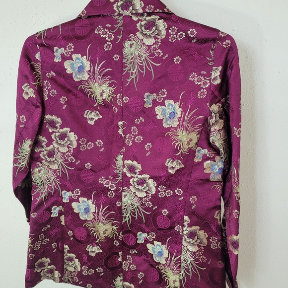Asian style chico brand jacket size 1 - Picture 3 of 8